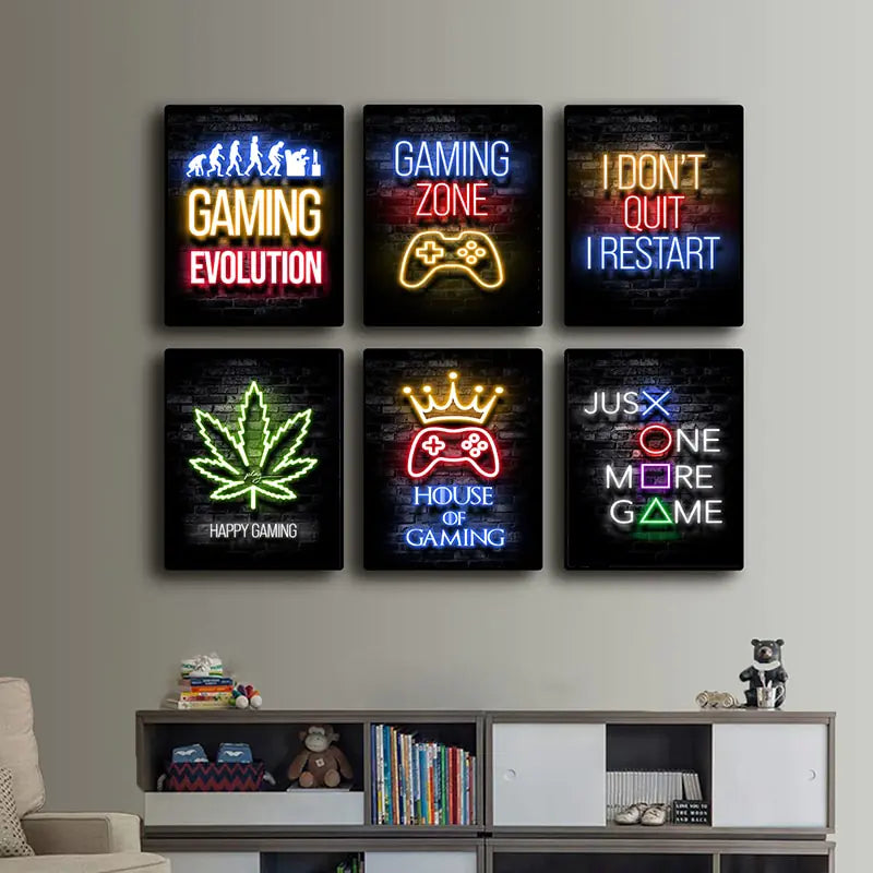 Nordic Gamer Quotes Art Poster